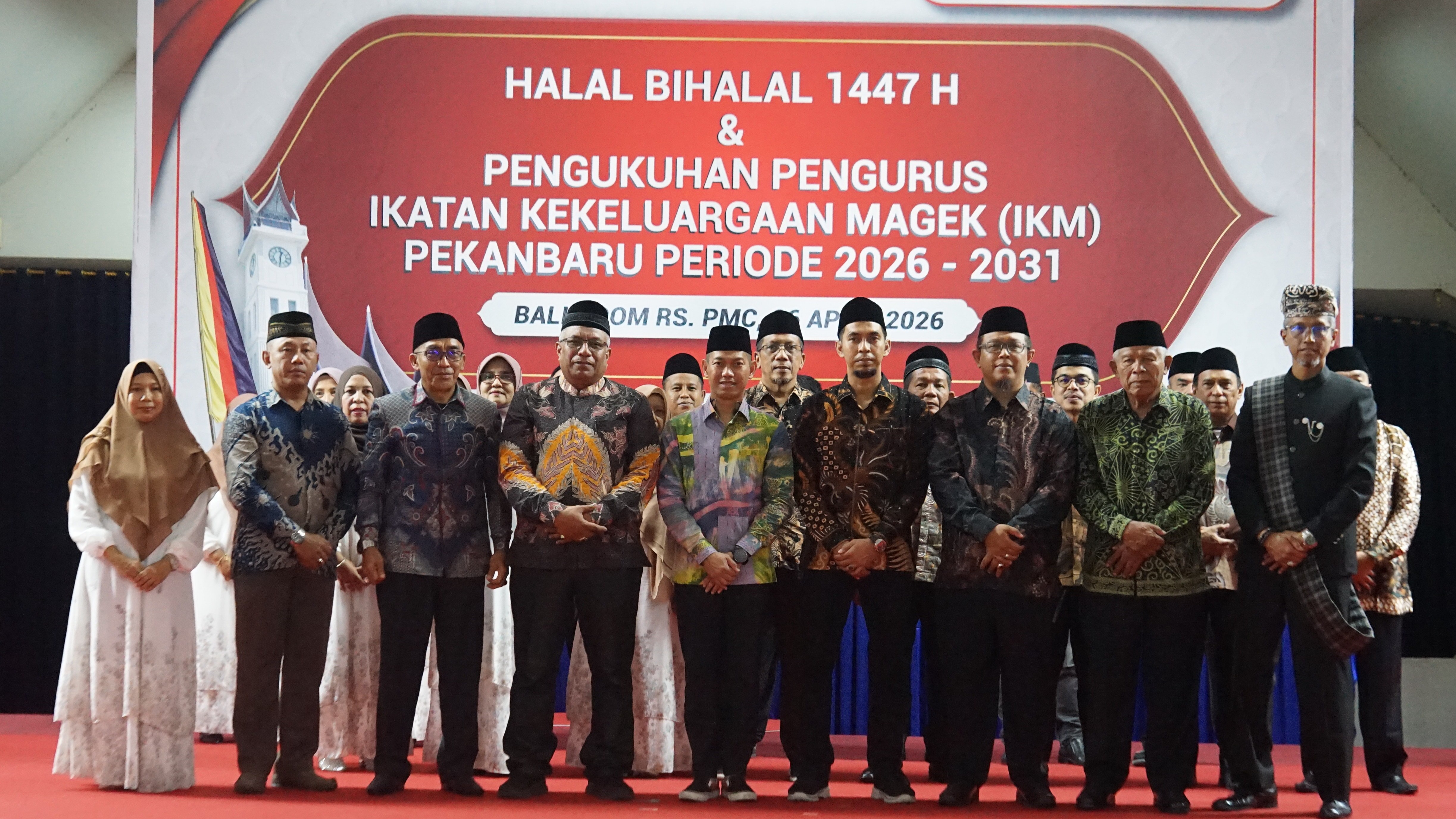 IKM Pekanbaru Gelar Halal Bihalal 1447 H dan Kukuhkan Pengurus Baru Periode 2026–2031